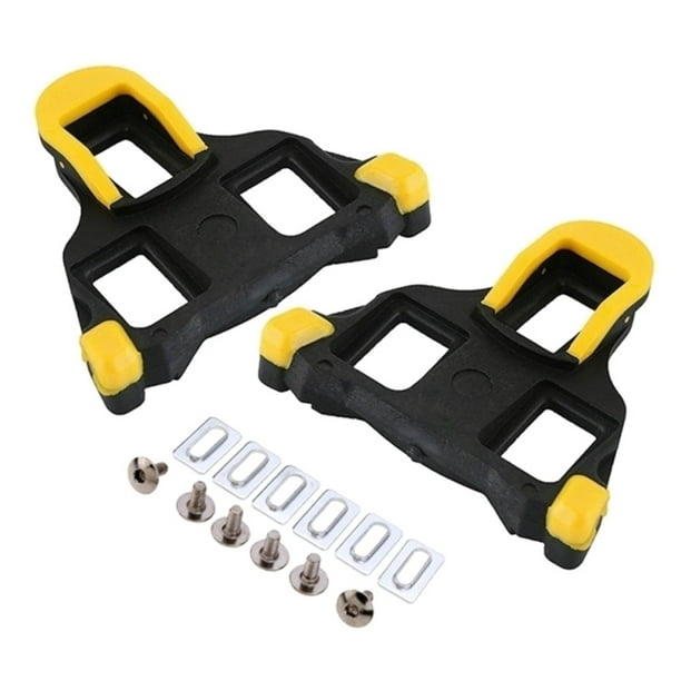 Yellow Shoes Splint Cycling Pedals Cleats Set Self-locking Shoes Accessories